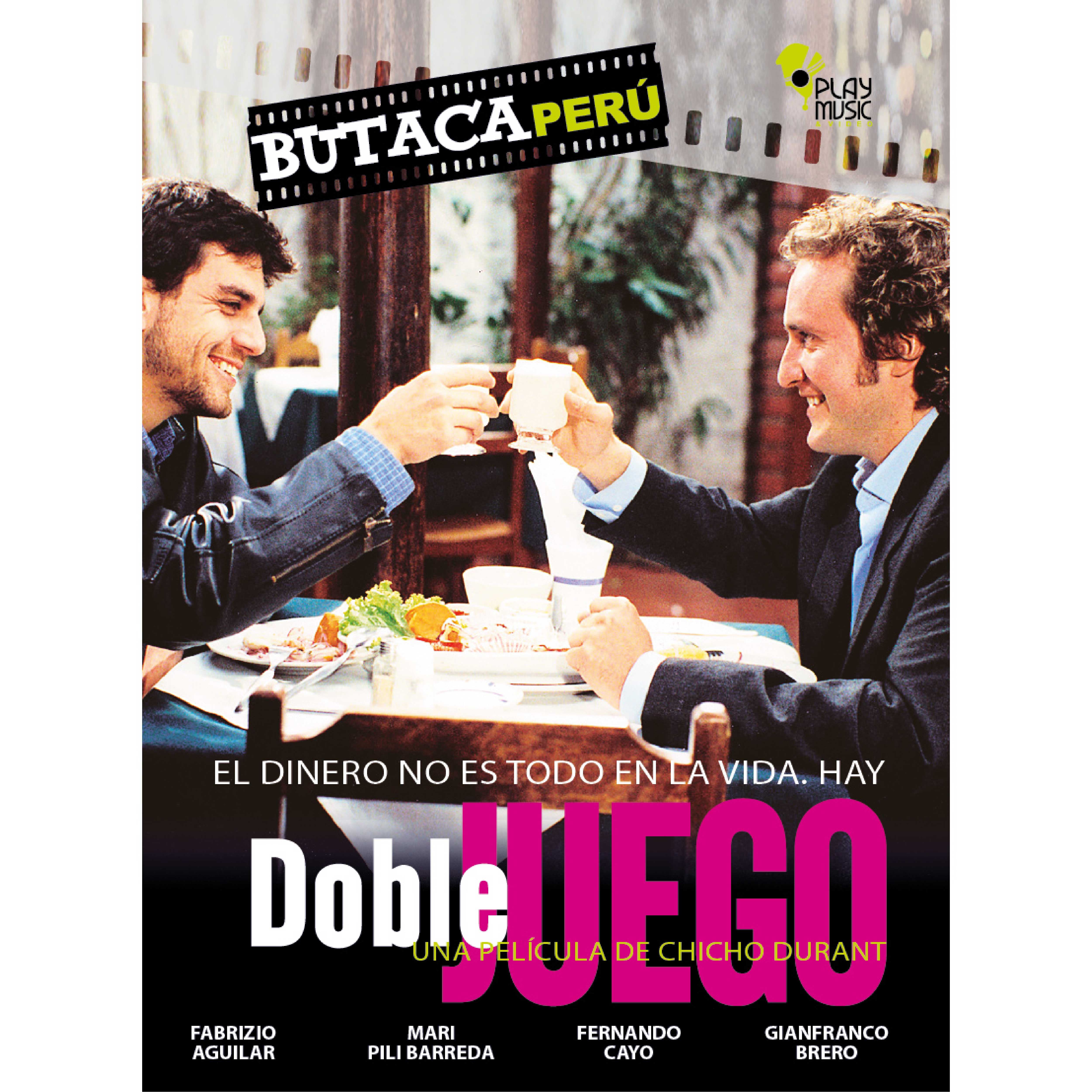 DVD DOBLE JUEGO PELICULA PERUANA BUTACA PERÚ